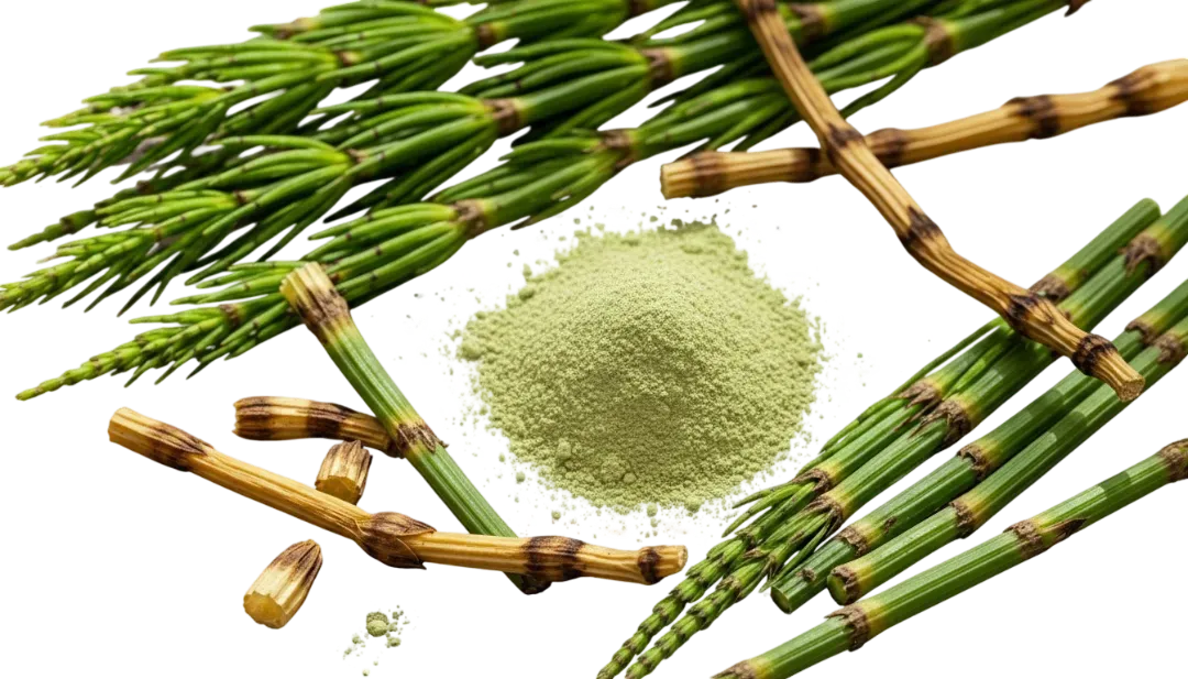 Horsetail Extract Horsetail Extract — botanical active used in Green Wealth Neo Hair formulas